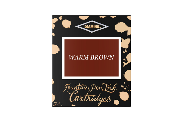 Diamine Warm Brown - Ink Cartridges (6)