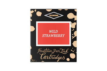 Diamine Wild Strawberry - Ink Cartridges (6)