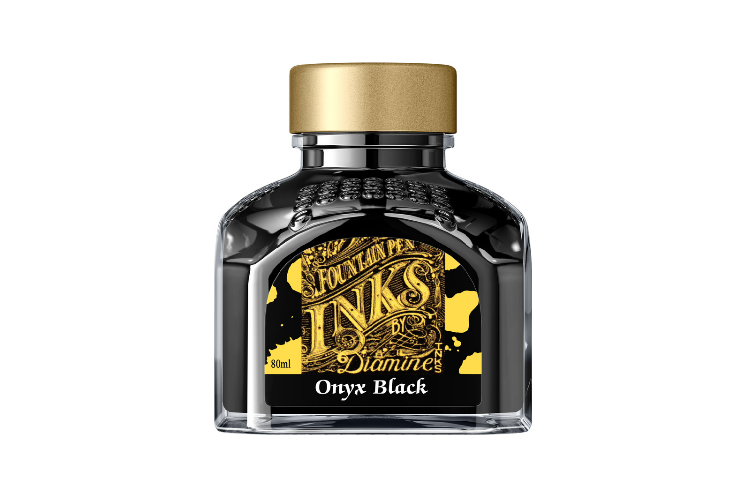 Diamine Onyx Black - Bottled Ink 80 ml