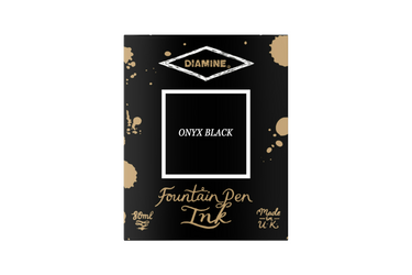 Diamine Onyx Black - Bottled Ink 80 ml