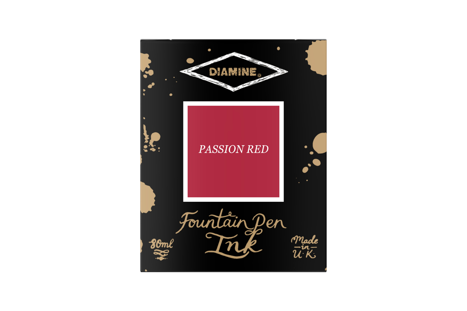 Diamine Passion Red - Bottled Ink 80 ml