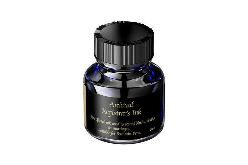 Diamine Registrars Blue Black - Bottled Ink 30 ml