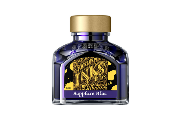 Diamine Sapphire Blue - Bottled Ink 80 ml