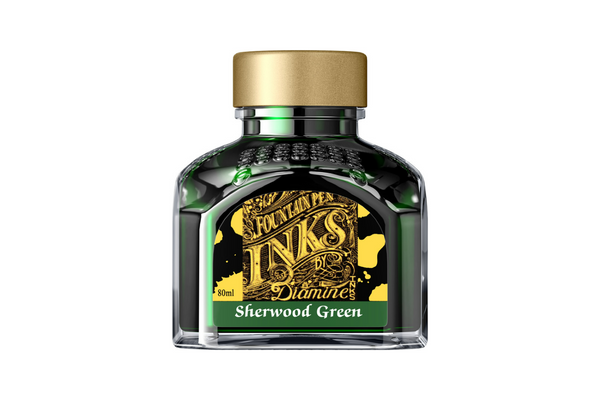 Diamine Sherwood Green - Bottled Ink 80 ml