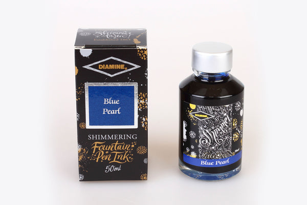 Diamine Shimmering Ink - Blue Pearl 50ml