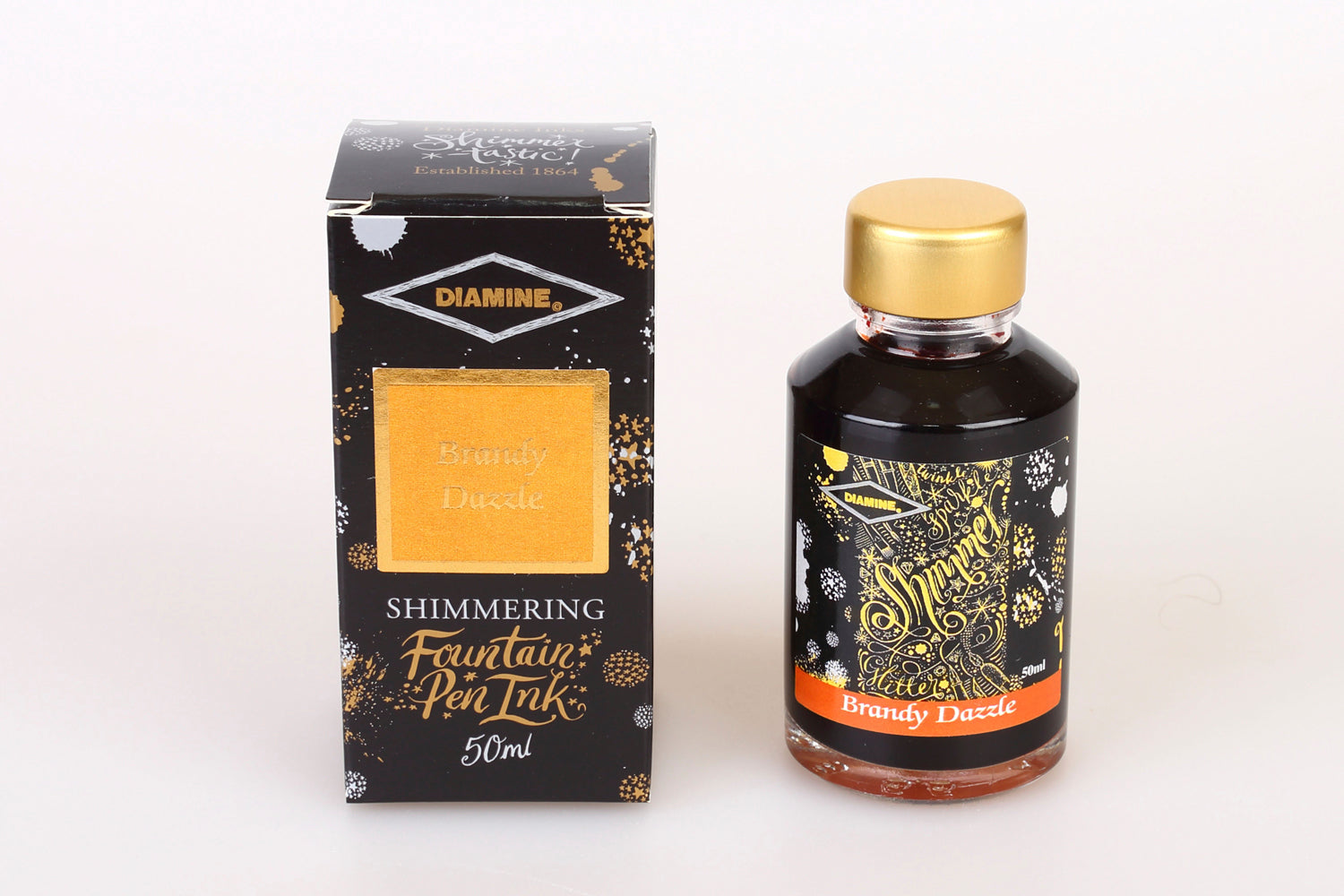 Diamine Shimmering Ink - Brandy Dazzle 50ml