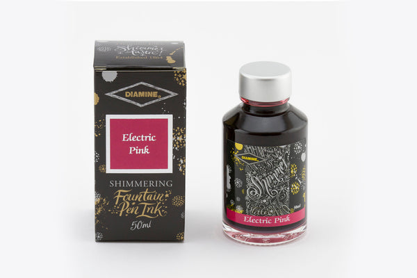 Diamine Shimmering Ink - Electric Pink 50ml