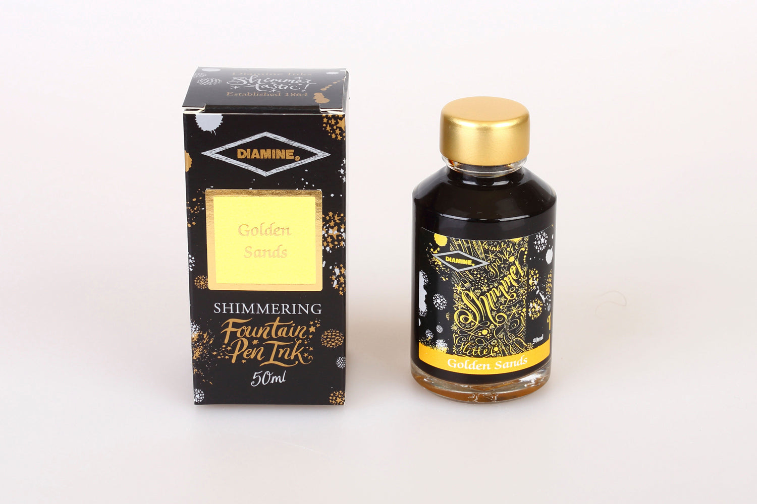 Diamine Shimmering Ink - Golden Sands 50ml