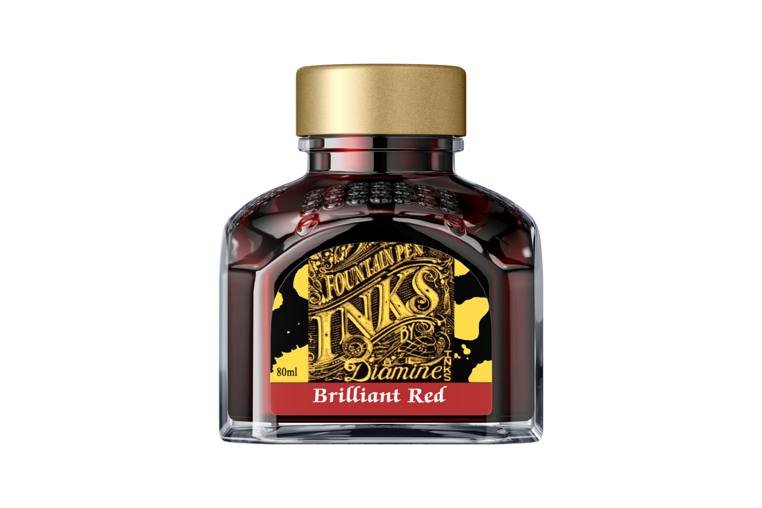 Diamine Brilliant Red - Bottled Ink 80 ml