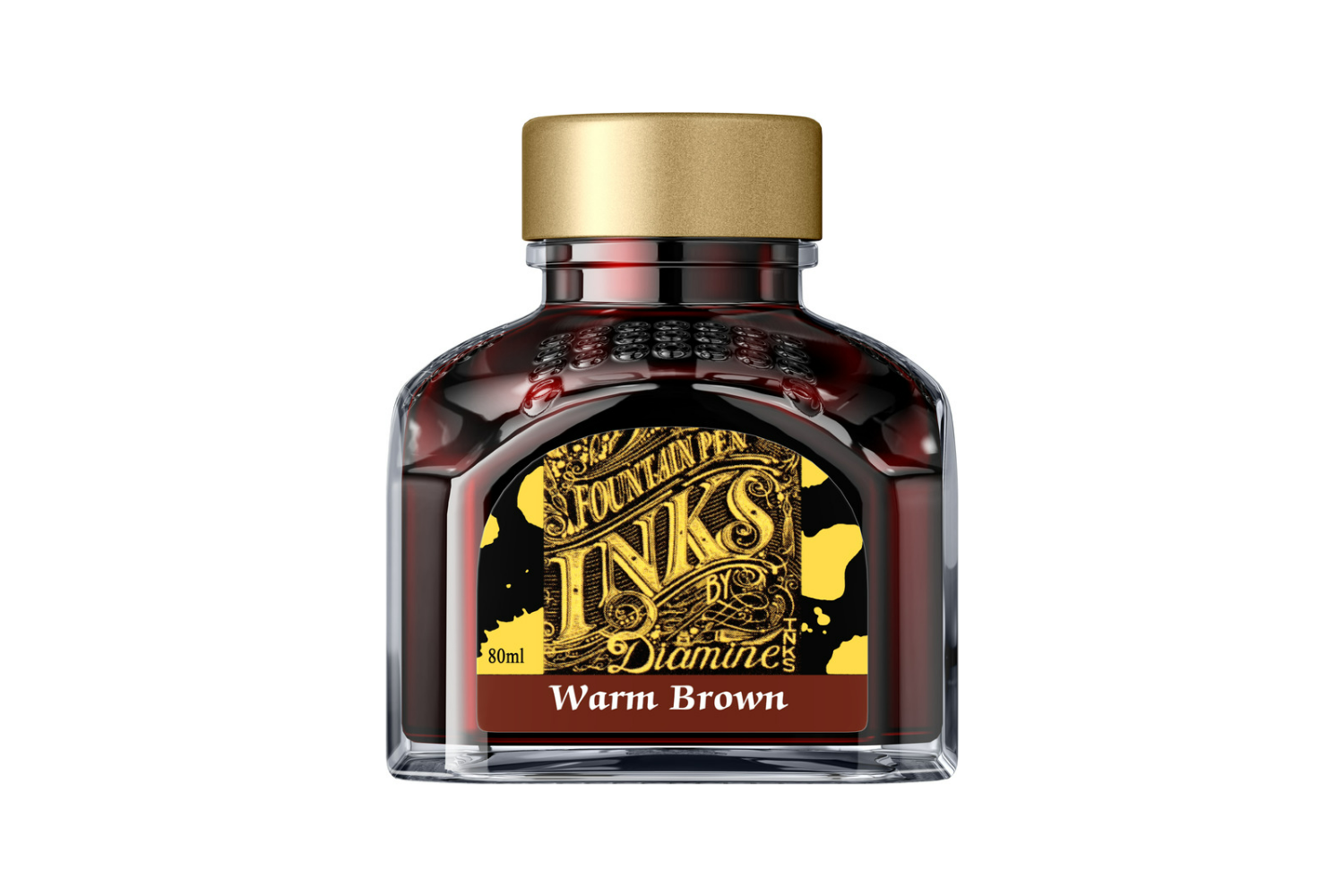 Diamine Warm Brown - Bottled Ink 80 ml