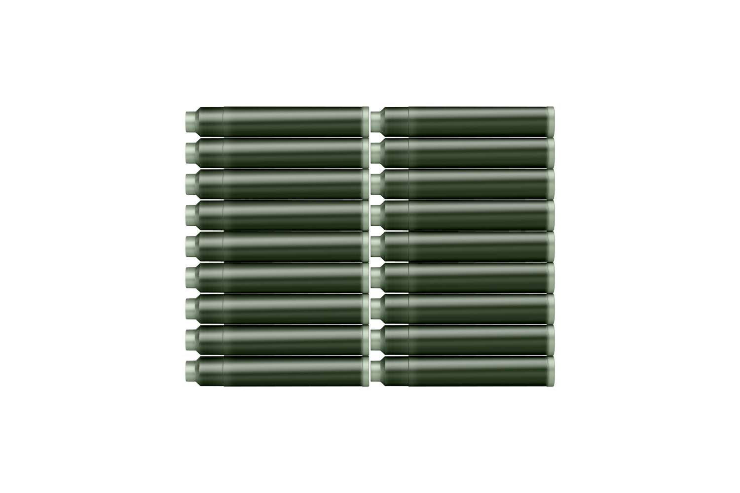 Diamine Green Umber - Ink Cartridges (18)