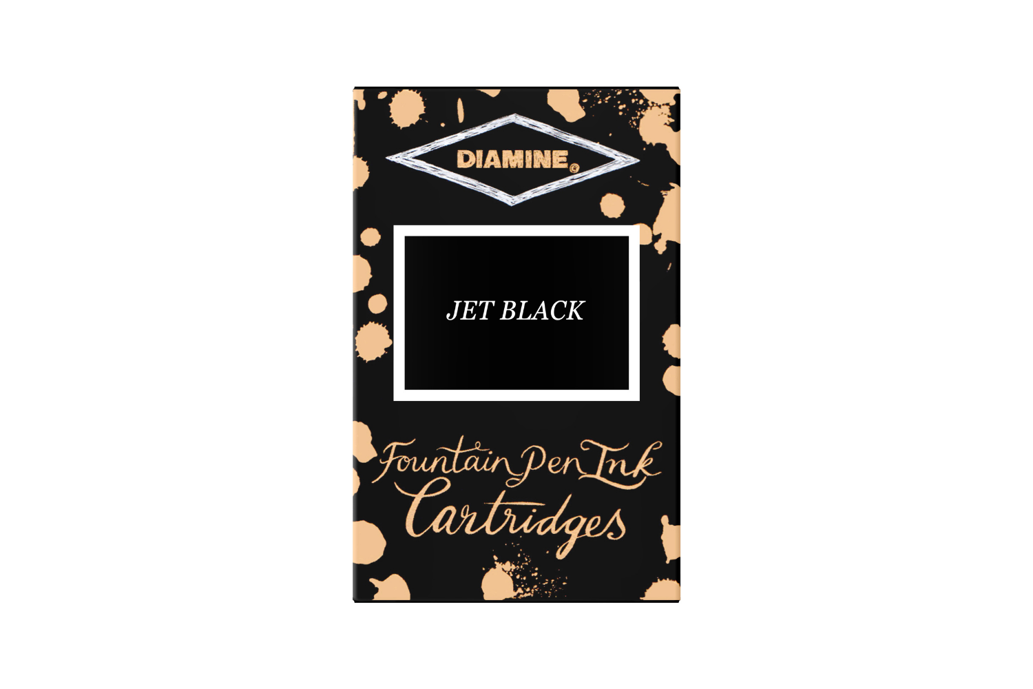 Diamine Jet Black - Ink Cartridges (18)