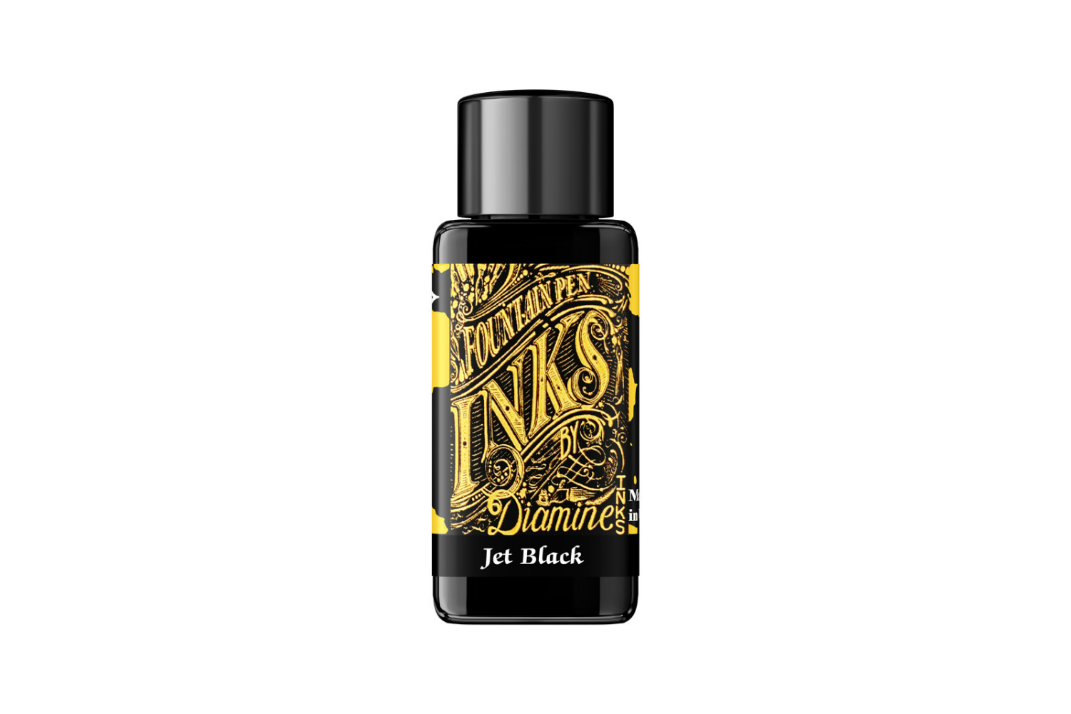 Diamine Jet Black - Bottled Ink 30 ml