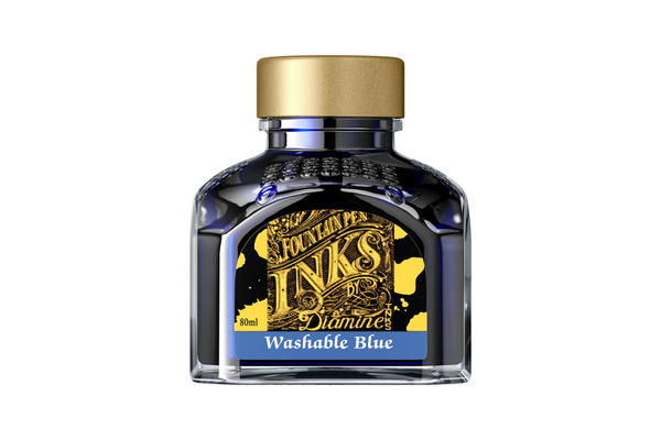Diamine Washable Blue - Bottled Ink 80 ml