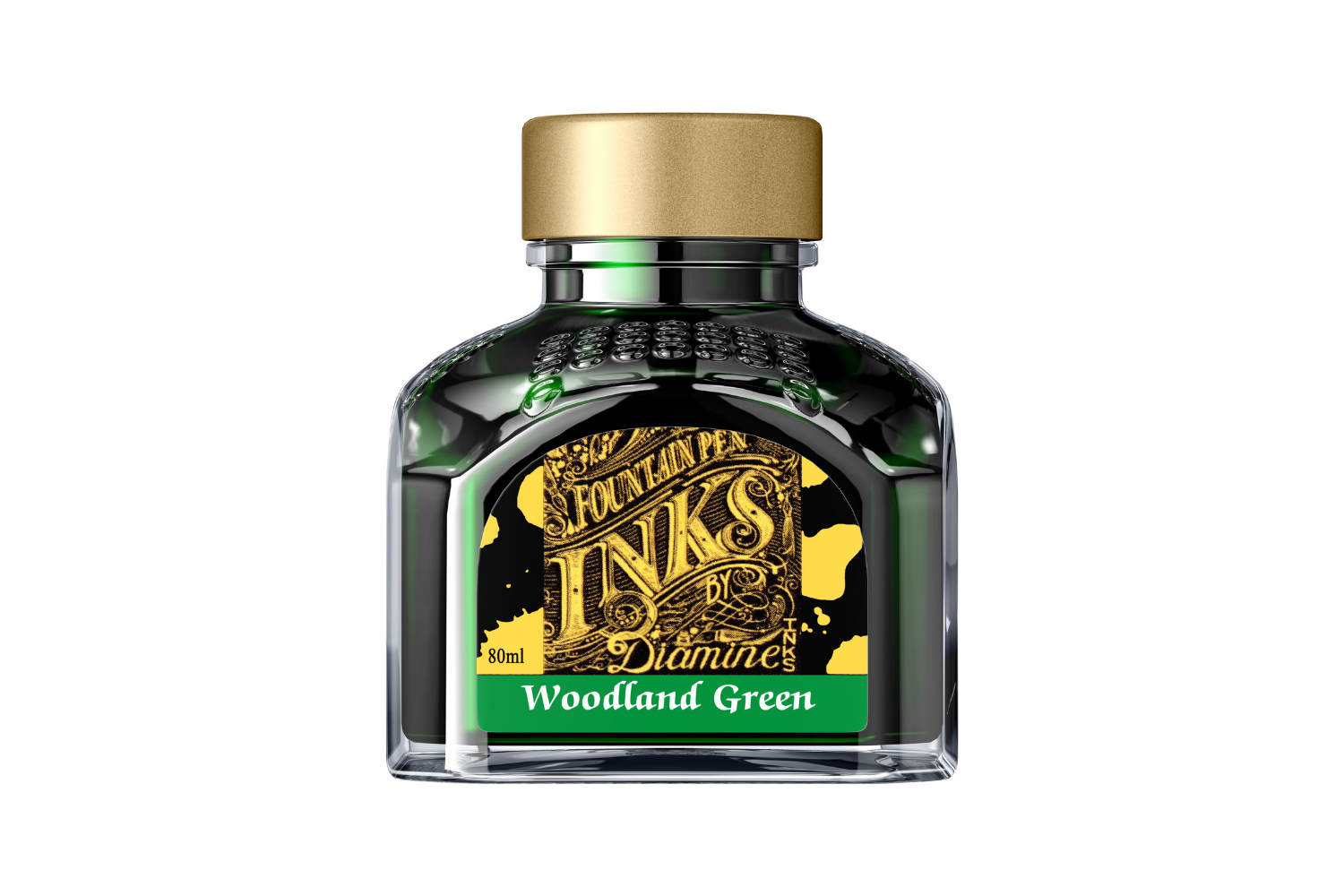 Diamine Woodland Green - Bottled Ink 80 ml