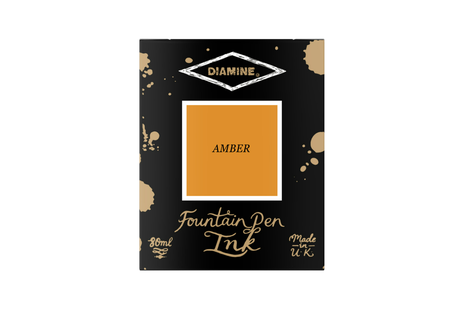 Diamine Amber - Bottled Ink 80 ml