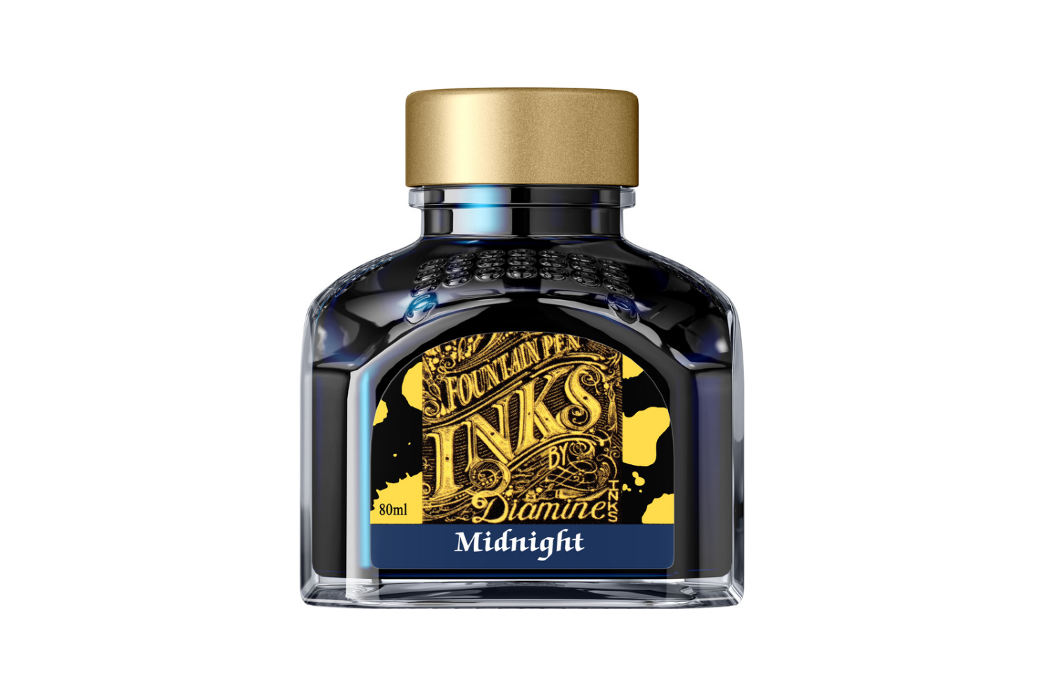 Diamine Midnight - Bottled Ink 80 ml
