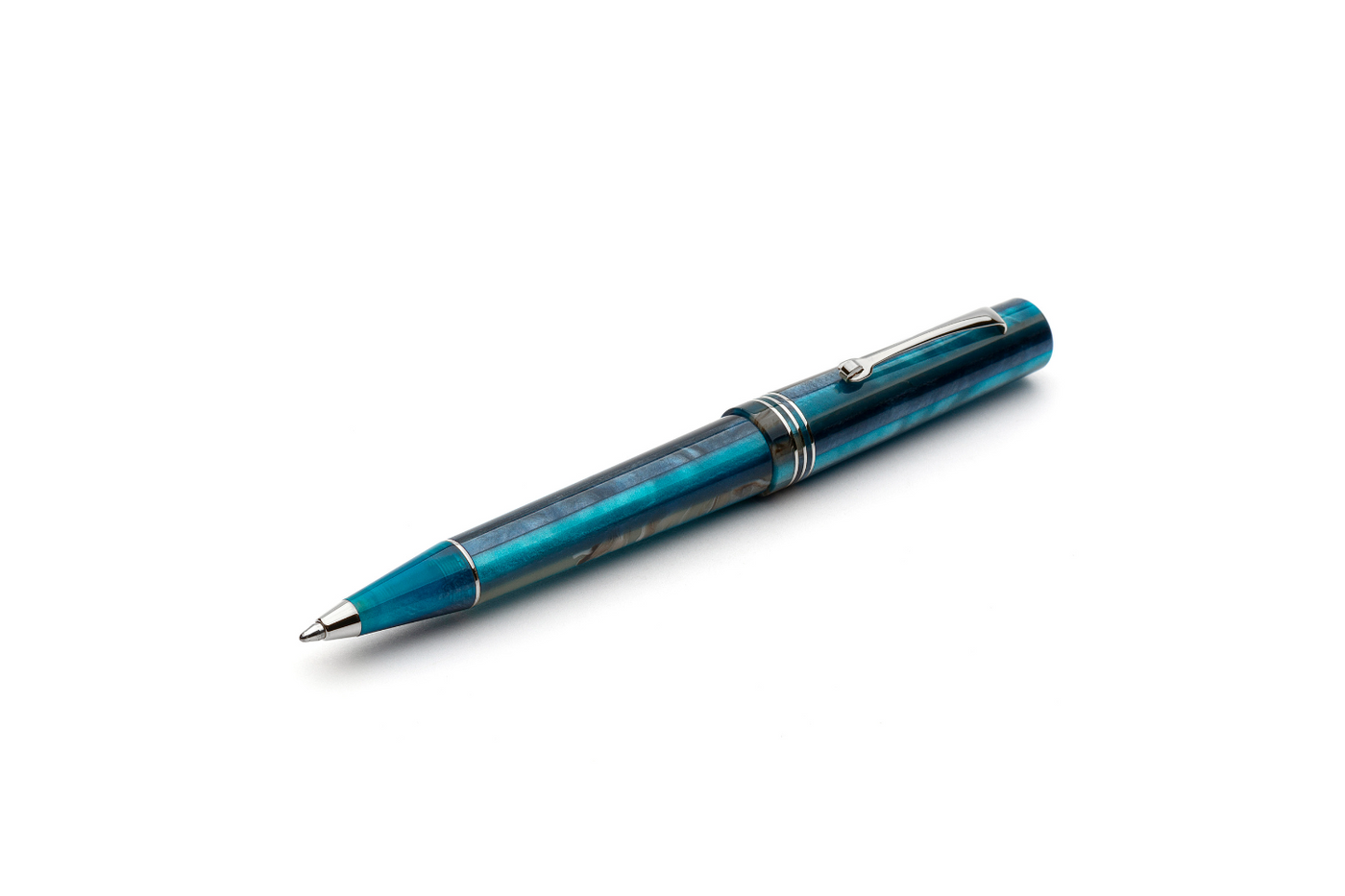 Stylo Plume Leonardo Momento Zero Blue Hawaii - Plume Or | Édition Spéciale | Fabriqué En Italie