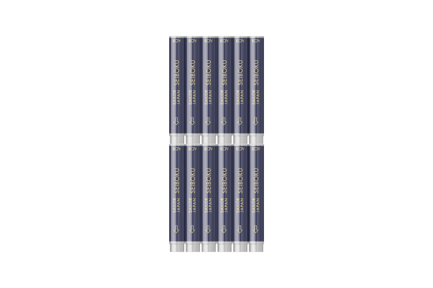 Sailor Pigment Sei-Boku Dark Blue | Permanent | - Ink Cartridges (12)
