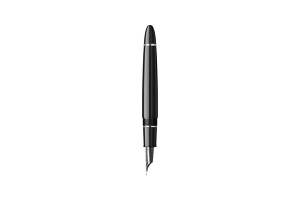 Sailor - 1911 Large Ringless | Simply Black - Rhodium Trim |