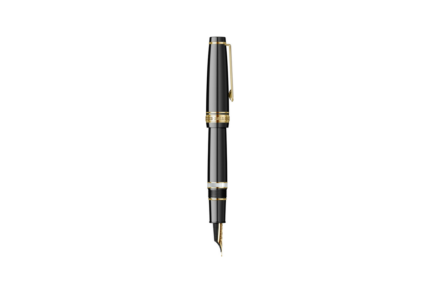 Sailor Professional Gear Realo Black Gold Trim