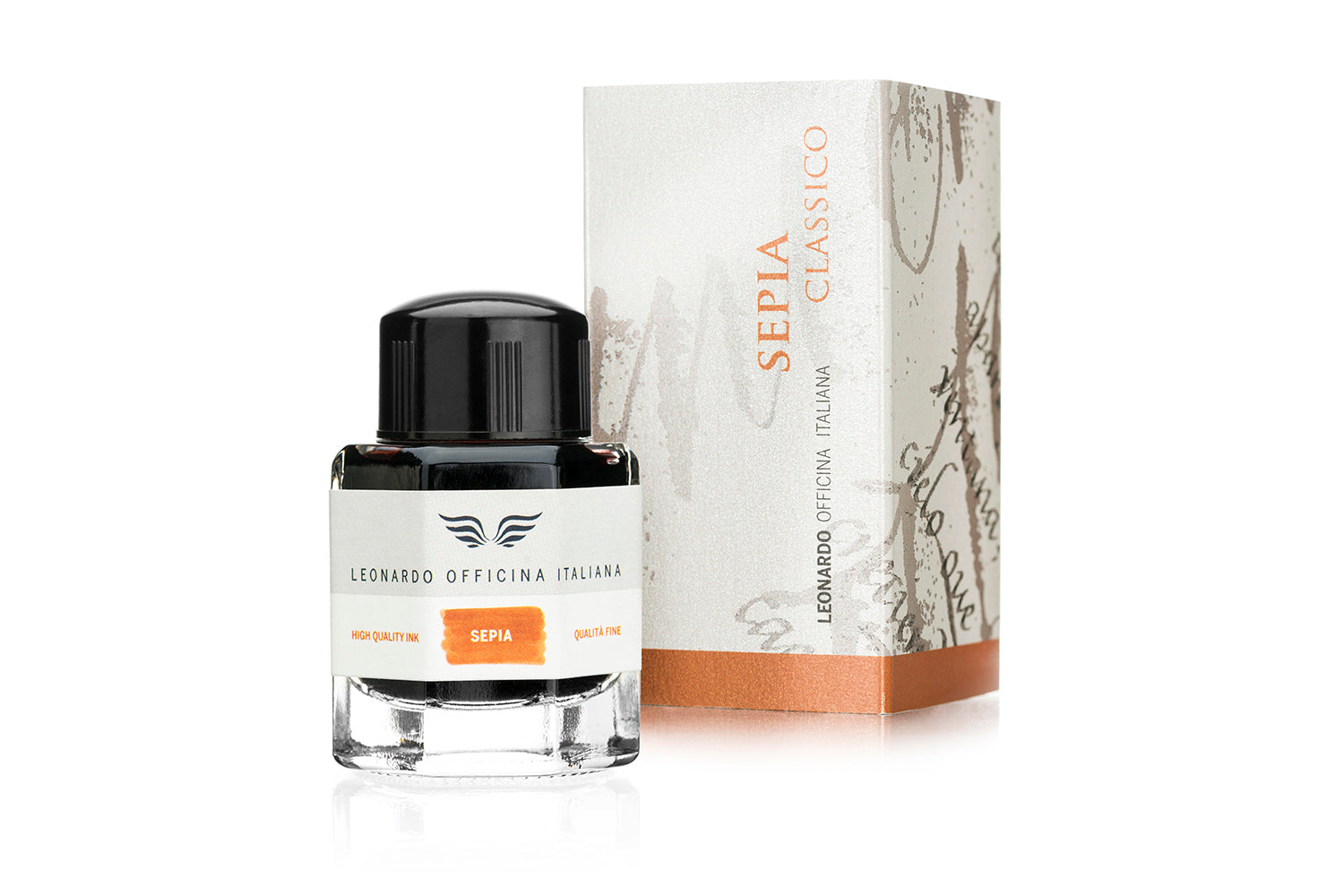 Sepia Ink Color Leonardo Sepia - Bottled Ink 40ml | Pen Venture - Passion for Luxury ...