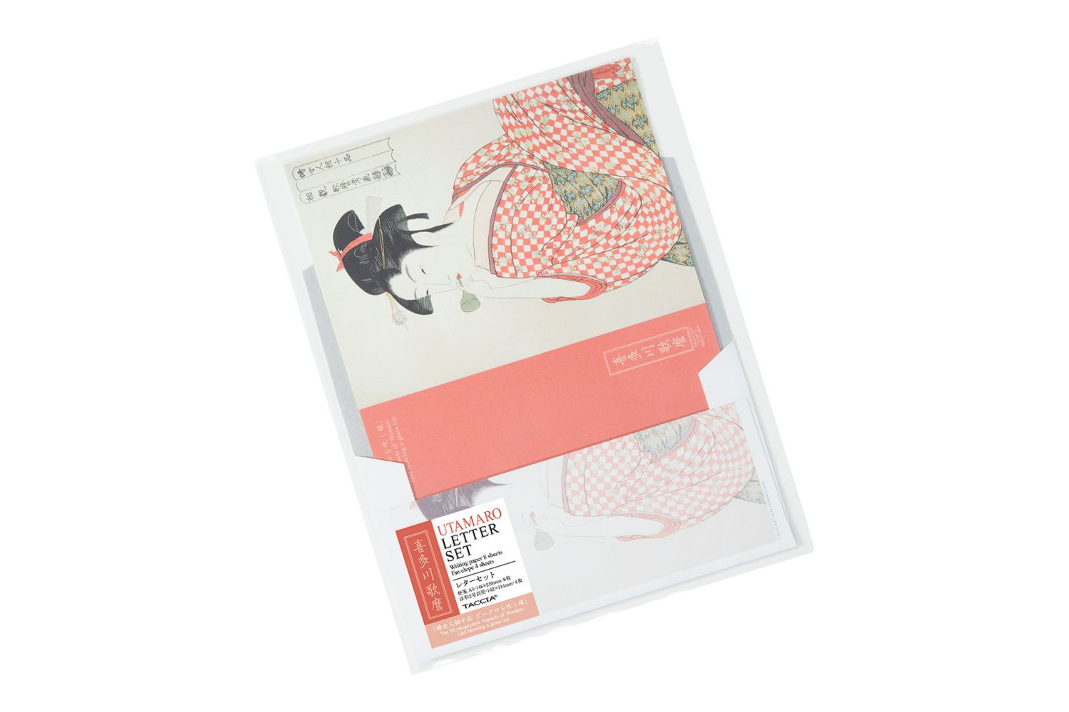 Taccia Utamaro Letter Set - Benizakura